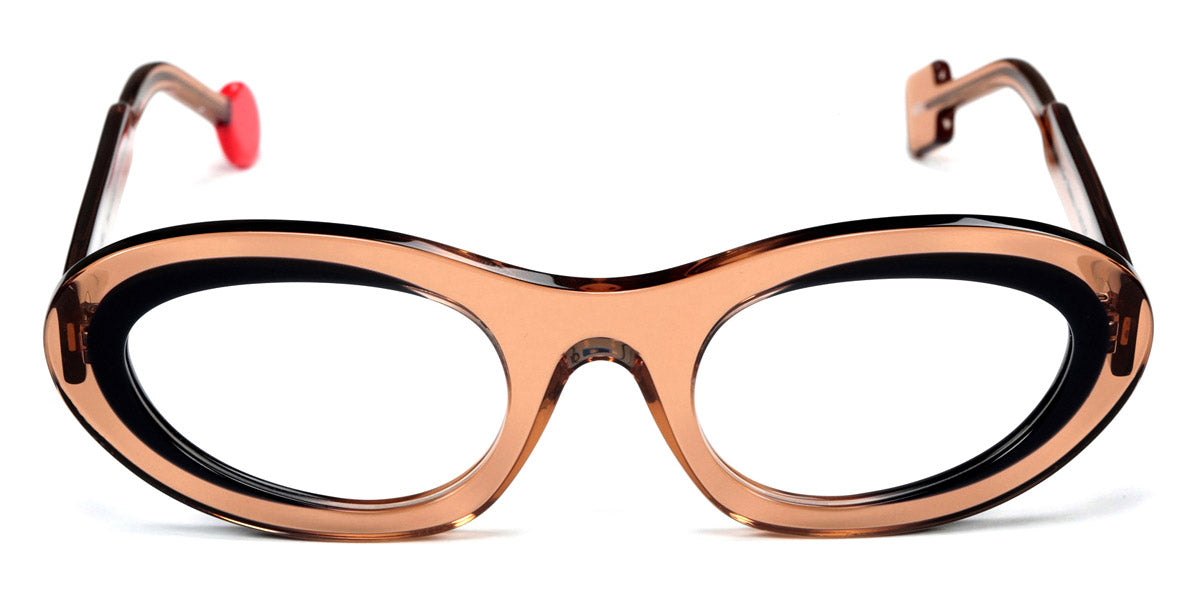 Sabine Be® Be Love SB Be Love 674 51 - Shiny Translucent Brown / Shiny Midnight Blue Eyeglasses
