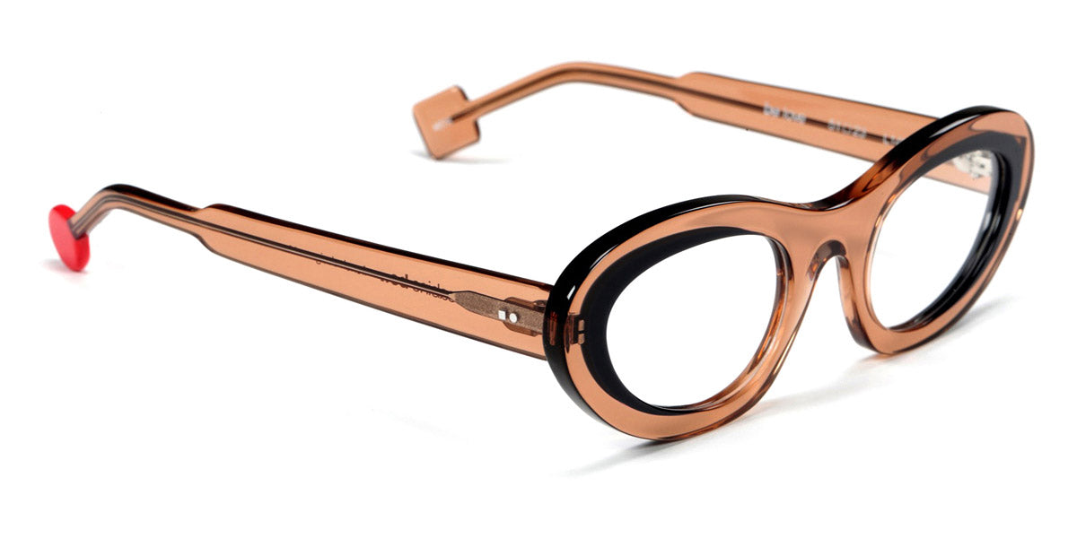 Sabine Be® Be Love SB Be Love 674 51 - Shiny Translucent Brown / Shiny Midnight Blue Eyeglasses