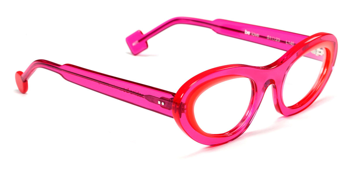 Sabine Be® Be Love SB Be Love 675 51 - Shiny Translucent Raspberry / Shiny Miami Neon Orange Eyeglasses