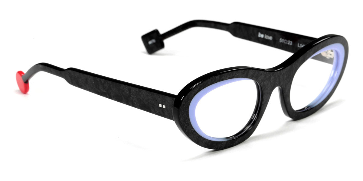 Sabine Be® Be Love SB Be Love 678 51 - Shiny Marbled Slate Gray / Shiny Lavender Eyeglasses