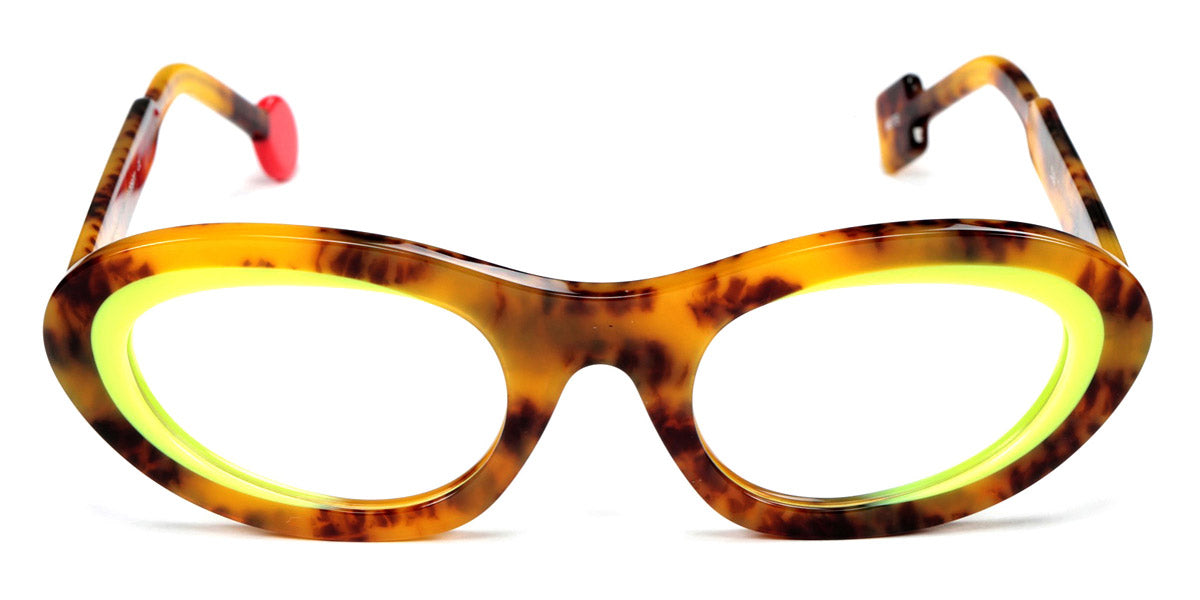 Sabine Be® Be Love SB Be Love 679 51 - Shiny Tortoiseshell / Shiny Neon Yellow Eyeglasses
