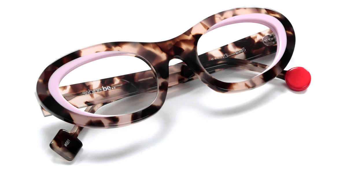 Sabine Be® Be Love SB Be Love 681 51 - Shiny Pink Tortoiseshell / Shiny Baby Pink Eyeglasses