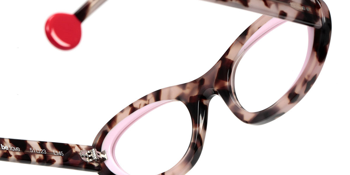 Sabine Be® Be Love SB Be Love 681 51 - Shiny Pink Tortoiseshell / Shiny Baby Pink Eyeglasses