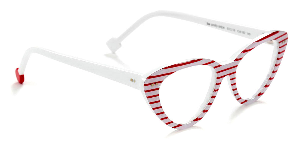 Sabine Be® Be Pretty Stripe SB Be Pretty Stripe 182 53 - Shiny Red Slim Stripes Eyeglasses