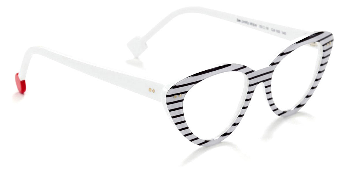 Sabine Be® Be Pretty Stripe SB Be Pretty Stripe 183 53 - Shiny Navy Blue Slim Stripes Eyeglasses