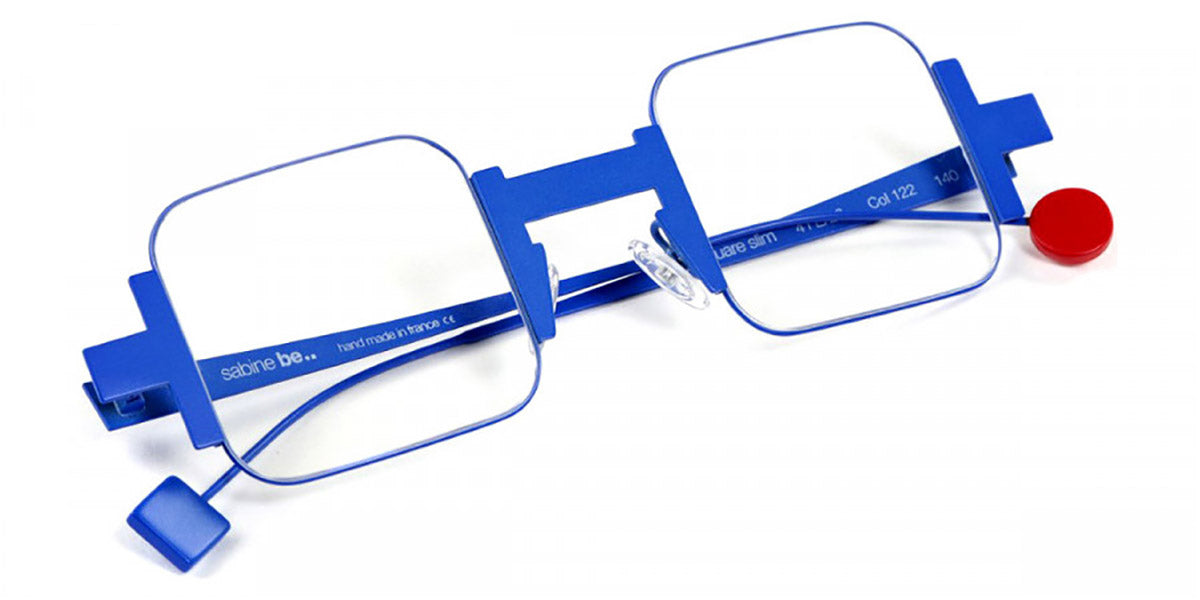 Sabine Be® Be Square Slim SB Be Square Slim 122 41 - Satin Blue Klein Eyeglasses