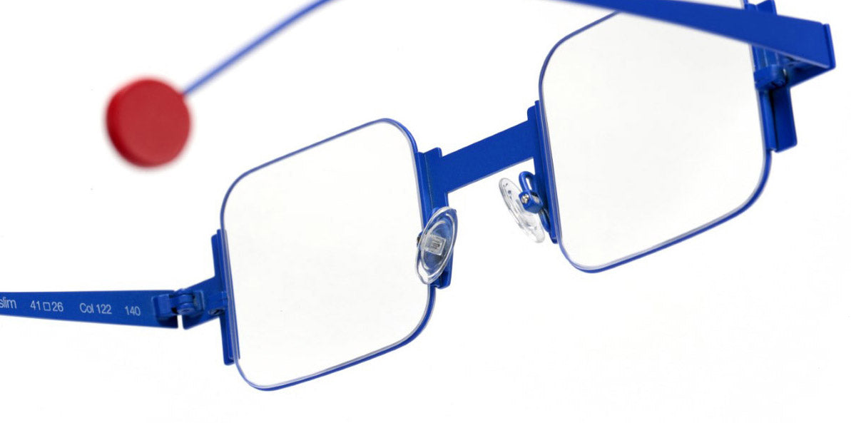 Sabine Be® Be Square Slim SB Be Square Slim 122 41 - Satin Blue Klein Eyeglasses