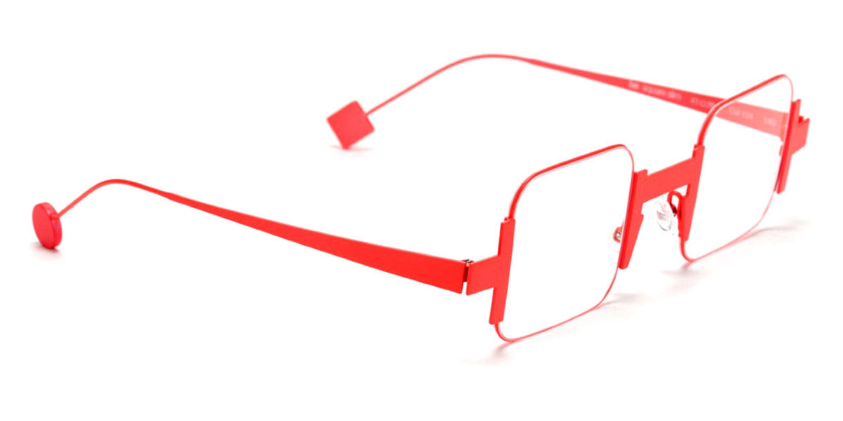 Sabine Be® Be Square Slim SB Be Square Slim 124 41 - Satin Neon Orange Eyeglasses