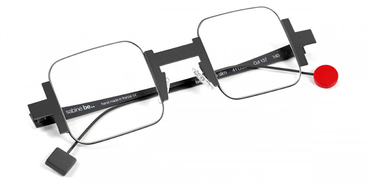 Sabine Be® Be Square Slim SB Be Square Slim 137 41 - Satin Taupe Eyeglasses