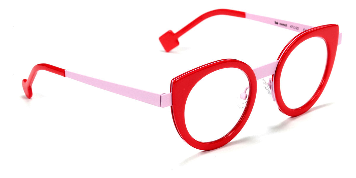 Sabine Be® Be Sweet SB Be Sweet 24 47 - Shiny Red / Satin Baby Pink Eyeglasses