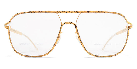 Mykita® STUDIO14.1 MYK STUDIO14.1 Gold/Black Terrazzo 57 - Gold/Black Terrazzo Eyeglasses