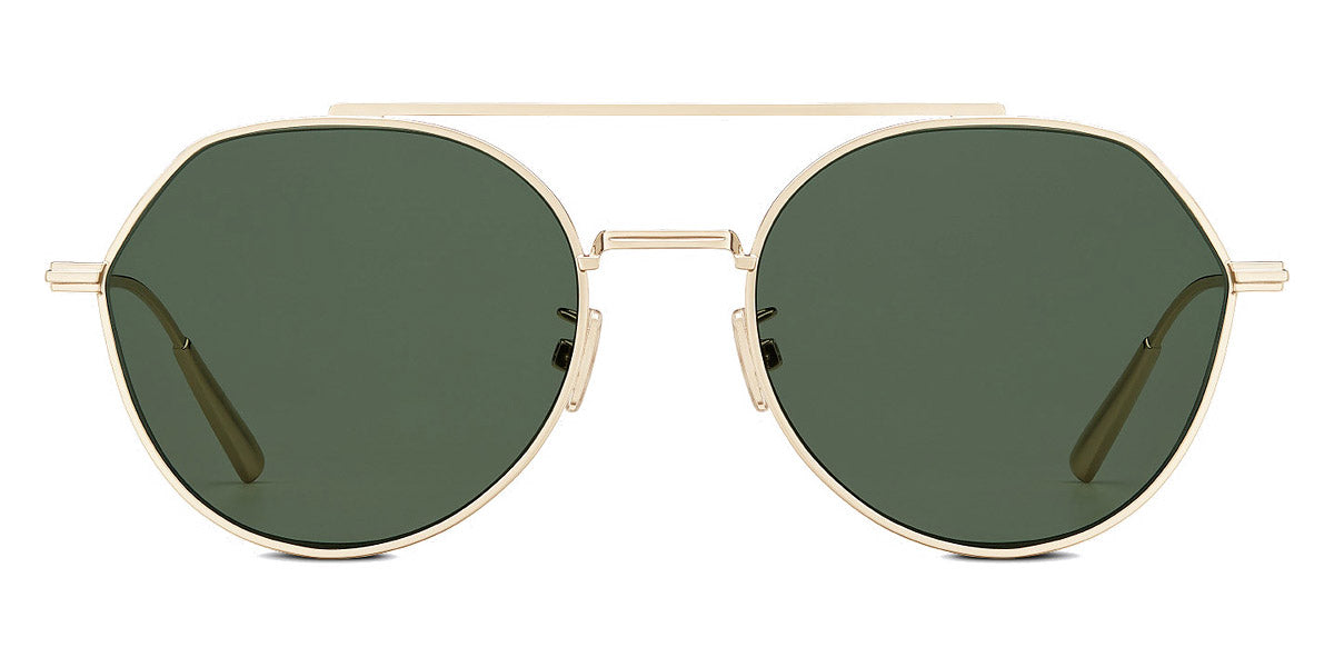 Dior® Diorblacksuit R6U CD DRBLKSUIT R6U B0C0 54 - Shiny Light Nickeltin Lenses  Green  Organic  B0C0 Sunglasses