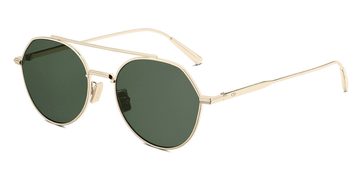Dior® Diorblacksuit R6U CD DRBLKSUIT R6U B0C0 54 - Shiny Light Nickeltin Lenses  Green  Organic  B0C0 Sunglasses