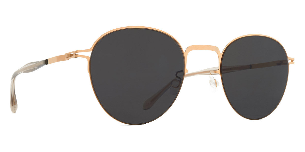 Mykita® TATE MYK TATE Champagne Gold / Dark Grey Solid 50 - Champagne Gold / Dark Grey Solid Sunglasses