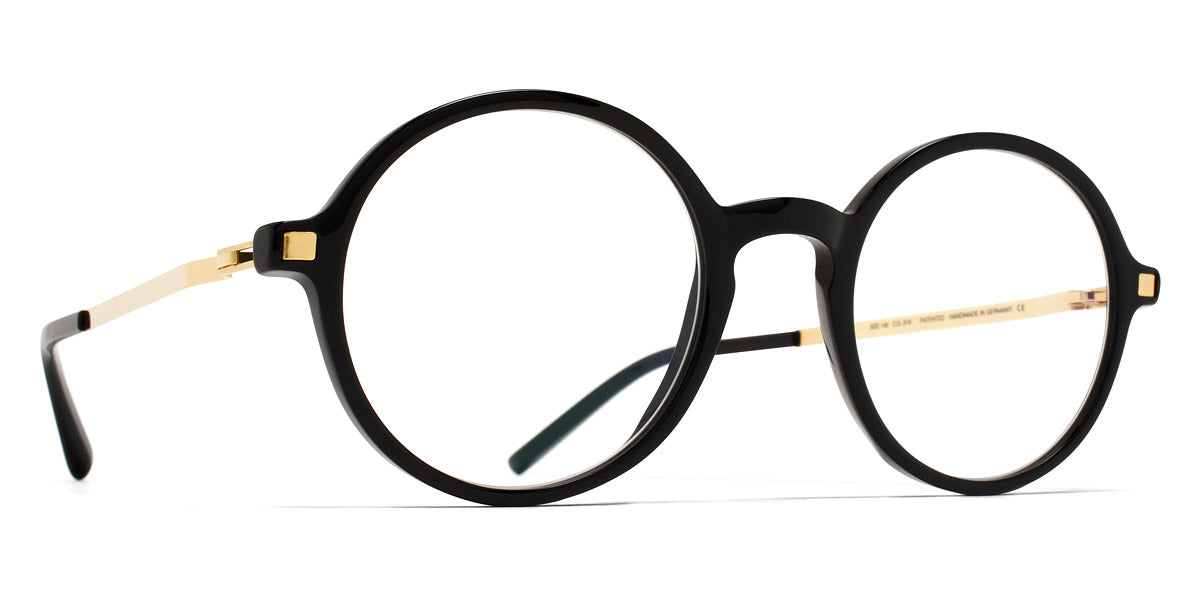 Mykita® TOMKIN MYK TOMKIN C6 Black/Glossy Gold 47 - C6 Black/Glossy Gold Eyeglasses
