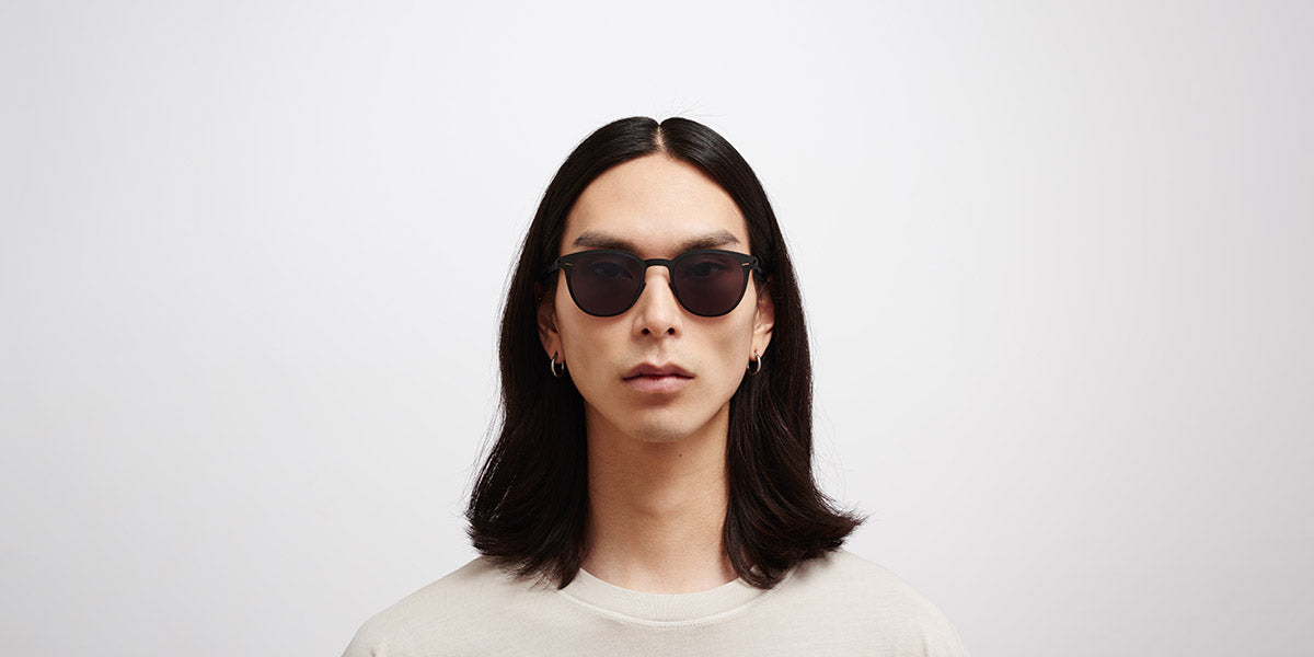Mykita® TRUMAN MYK TRUMAN Black / Polarized Pro Hi-Con Grey 51 - Black / Polarized Pro Hi-Con Grey Sunglasses