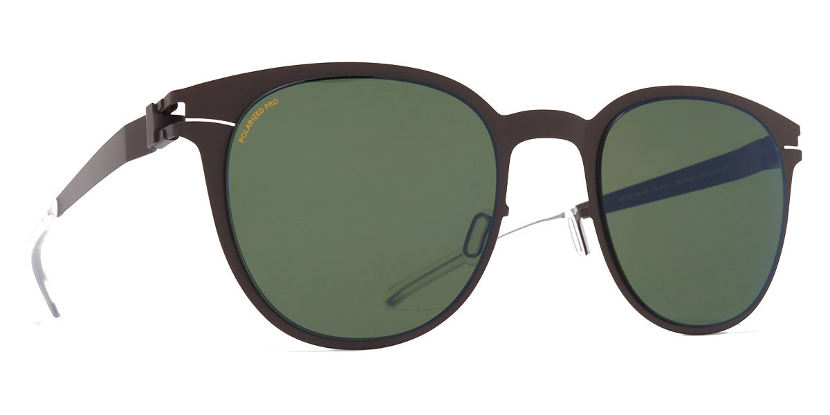 Mykita® TRUMAN MYK TRUMAN Dark Brown / Polarized Pro Green 51 - Dark Brown / Polarized Pro Green Sunglasses