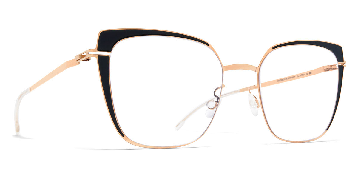 Mykita® VIOLA MYK VIOLA Champagne Gold/Jet Black 51 - Champagne Gold/Jet Black Eyeglasses