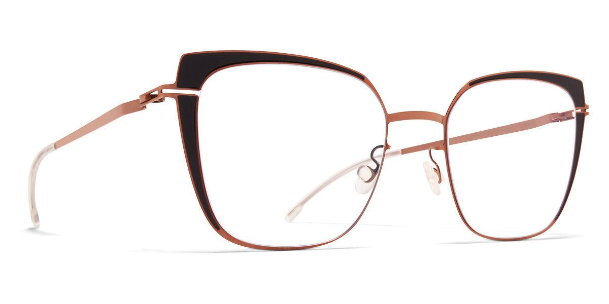 Mykita® VIOLA MYK VIOLA Shiny Copper/Jet Black 51 - Shiny Copper/Jet Black Eyeglasses