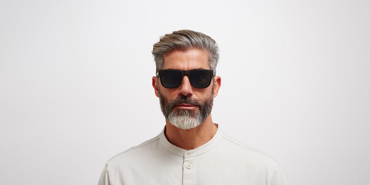 Mykita® WAVE MYK WAVE MD22 Ebony Brown / Polarized Pro Ocean Blue 56 - MD22 Ebony Brown / Polarized Pro Ocean Blue Sunglasses