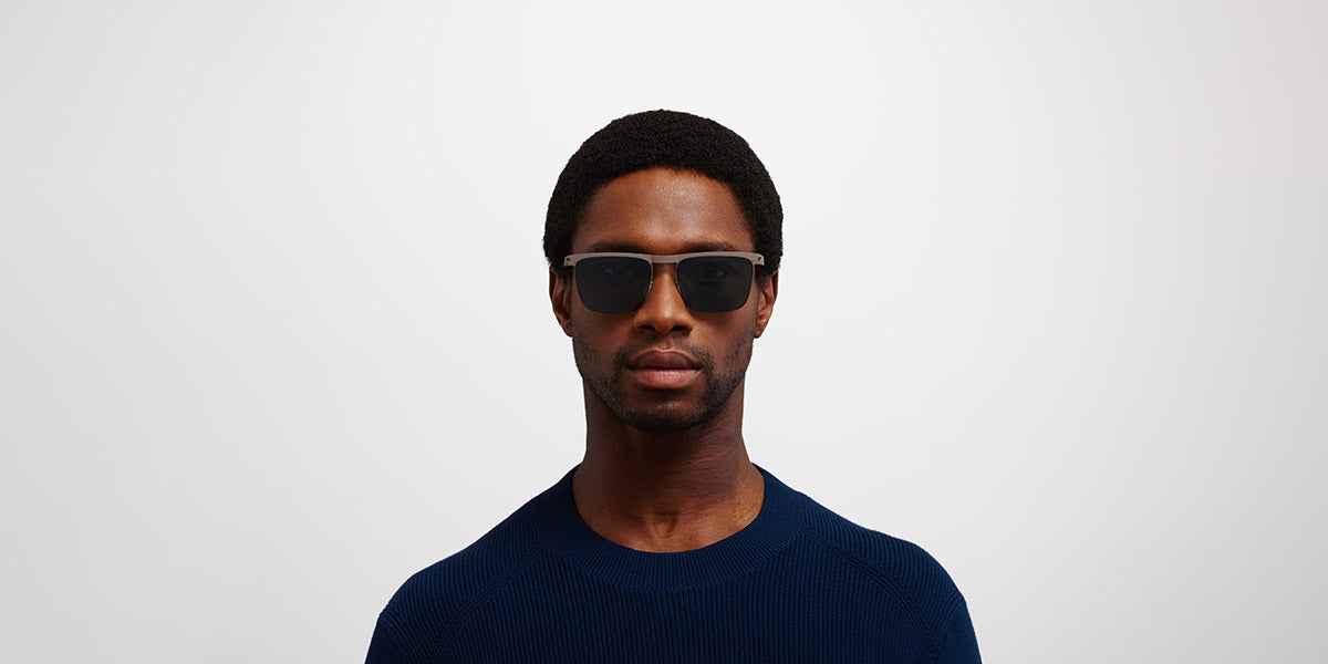 Mykita® WILL MYK WILL Mole Grey / Polarized Pro Ocean Blue 57 - Mole Grey / Polarized Pro Ocean Blue Sunglasses